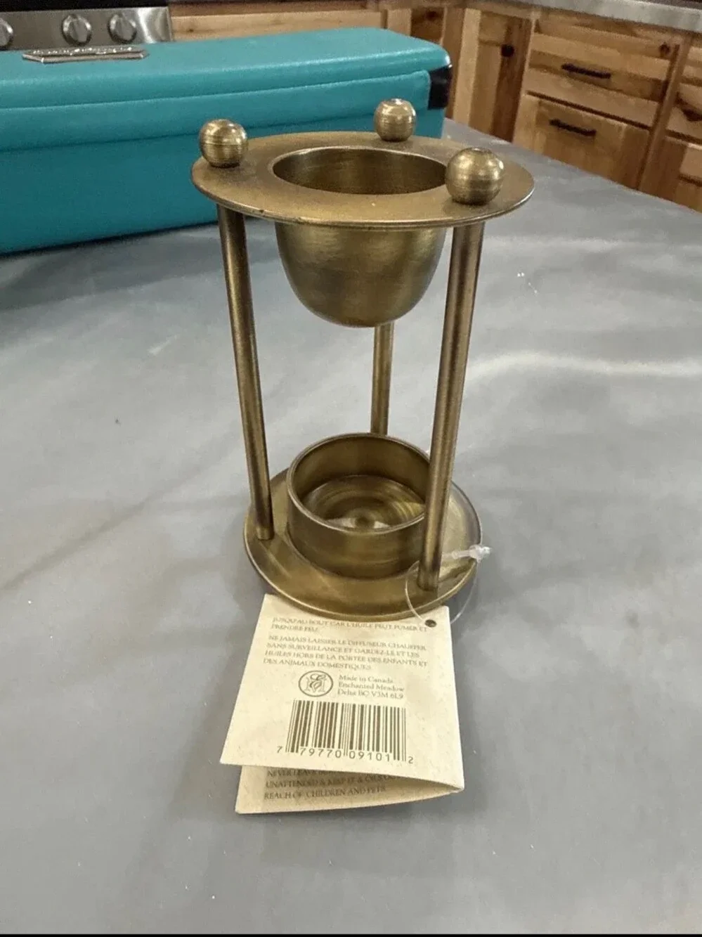 Brass Fragrance Diffuser - Antique Gold Look